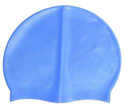 

GLS Unisex Swimming Non-Slip Highly Durable Silicon Cap - Blue Swimming Cap(Blue, Pack of 1)