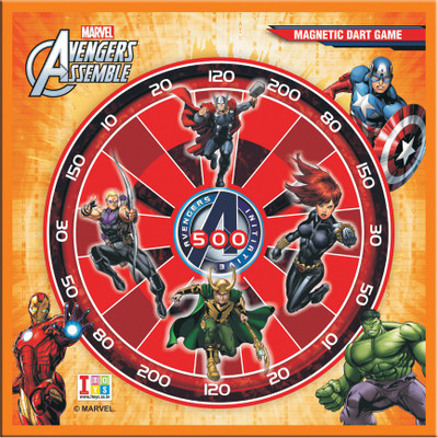 Marvel 2 in 1 dart board Archery