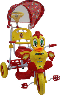 

Amardeep Baby tricycle Red and yellow w/shade Tricycle(Red)