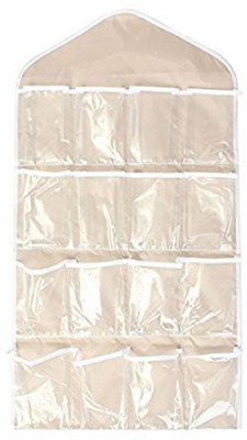 BRANDER Candy Colour Wardrobe Mount Bag New Arrival Best Selling Premium Quality Lowest Price Hanging Wall Pocket Storage Case, Transparent Foldable Closet Organizer, Space Saving Holder, Washable, Easy to Clean, Convenient, Perfect for Home, Bedroom, Living Room, Bathroom, Study, Kitchen, Store Soc