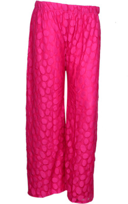 IndiWeaves Regular Fit Women Pink Trousers