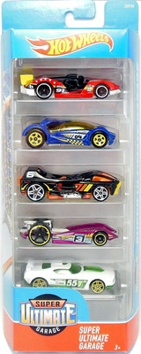 

Hot Wheels SUPER ULTIMATE GARAGE SET( 2018) 5 CAR PACK(Multicolor)