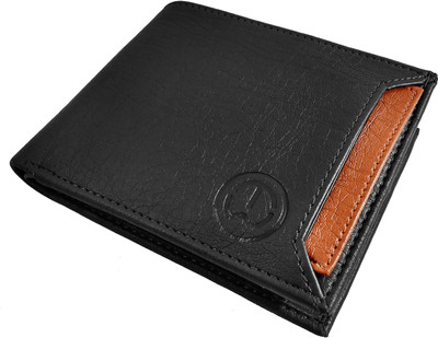 

inw Men Black, Tan Artificial Leather Wallet(4 Card Slots)