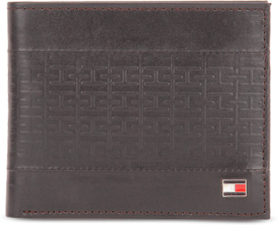 

Tommy Hilfiger Men Brown Genuine Leather Wallet(4 Card Slots)