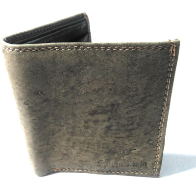 

HUNK Men Brown Genuine Leather Wallet(3 Card Slots)