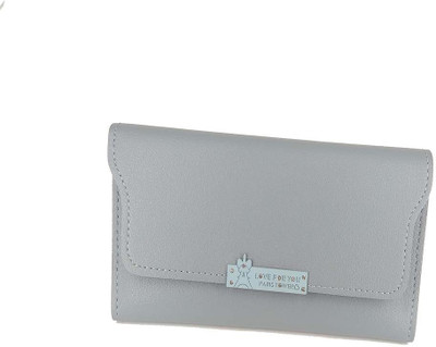 

BAEnagari Women Casual Grey Artificial Leather Wallet(10 Card Slots)