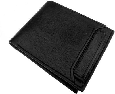 

ZENNO INDIA Boys Black Artificial Leather Wallet(6 Card Slots)
