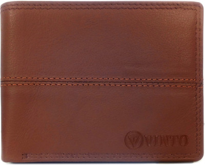 

Vinto Boys Brown Genuine Leather Wallet(7 Card Slots)