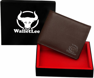 

WalletLee Men Brown Genuine Leather Wallet(7 Card Slots)