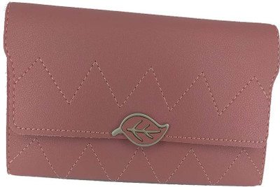 

BAEnagari Women Casual Purple Artificial Leather Wallet(4 Card Slots), Pink