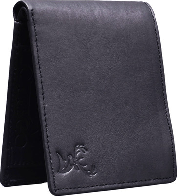 

ottego Men Black Genuine Leather Wallet(5 Card Slots)