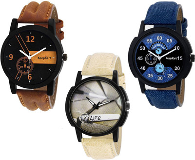

Keepkart Sett Of Three Watch - For Men & Women