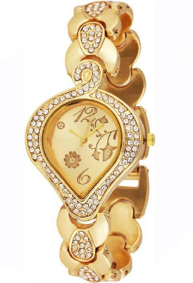 

Miss Perfect Designer Rich~Look Cronograph Pattern Metal Strap Watch For Women And Girls Watch - For Women Watch - For Girls