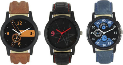 

Miss Perfect set Of Three Combo Watch - For Men & Women Watch - For Girls