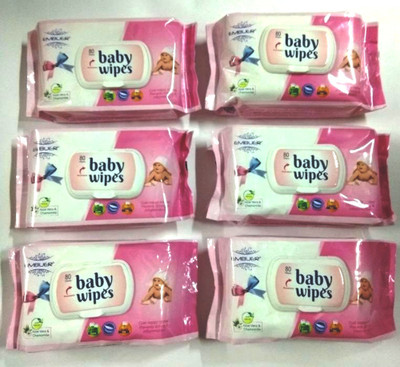 

Embuer Baby Wet Wipes 80N (Pack of 6 )(6 Pieces)