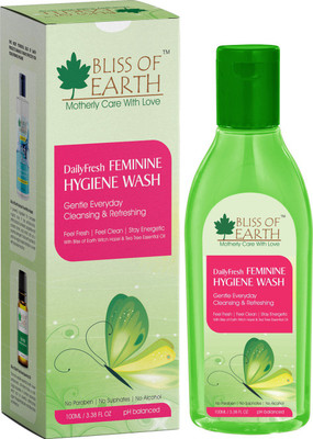

Bliss of Earth DailyFresh Feminine Hygiene Wash | 100ML | Enriched With BOE Alcohol Free Witch Hazel & Australian Tea Tree Essential Oil | Great For Daily Intimate Care … Intimate Wash(100 ml, Pack of 1)
