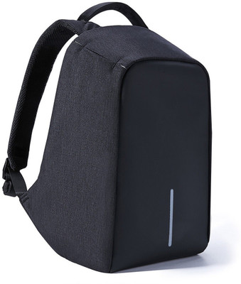 

QT sizzling Grey-BP 25 L Laptop Backpack(Grey), Black