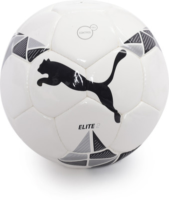 

Puma ELITE 2 Fifa Inspected ball Football - Size: (Pack of 1, White, White-black-metallic silver