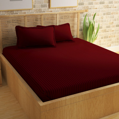 45% OFF on Story@Home 240 TC Satin Double King Abstract Bedsheet(1 Double Bedsheet With 2 Pillow Covers, Red) 45% OFF on Story@Home 240 TC Satin Double King Abstract Bedsheet(1 Double Bedsheet With 2 Pillow Covers, Red)