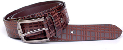 

HIGHTAILS Men Formal Brown Genuine Leather Belt