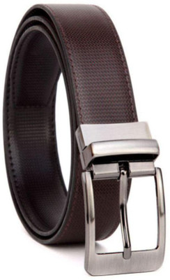 

Klaska Men Black Artificial Leather Belt, Black;brown