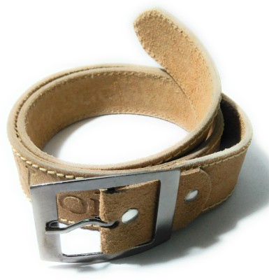 

HUNK Men Casual Brown Texas Leatherite Belt, Camel