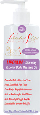 

FANTASIZE Slim-Up Good-Bye Fat Slimming & Toning Oil With LipoCell Slim Complex + Free Body Detox & Firming Professional Body Wrap(100 ml)