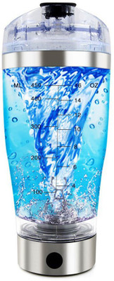 

BonZeal Water Bottle Automatic Smart Mixer USB Rechargeable Electric Power Protein Shaker Blender 450 ml Shaker(Pack of 1, Clear)