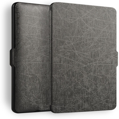 Robustrion Flip Cover for Kindle Voyage(Black)