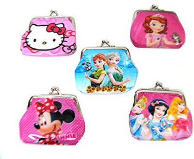 

Giftshub Cartoon printed small coin purse Coin Bank(Multicolor)