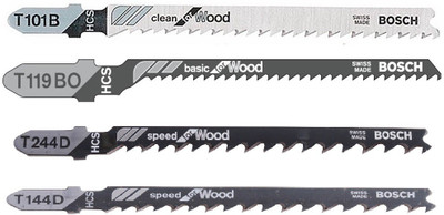 

Bosch T119bO T101B T144D T244D 8pc wood jigsaw blades combo pack Wood Cutter