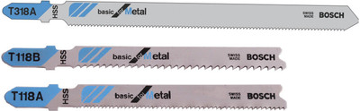 

Bosch T118a T118b T318a 6pc jigsaw blades combo pack for metal cutting Metal Cutter