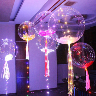 BOBO Transparent Party Decoration LED Balloon - 1 g