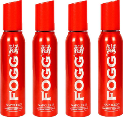 

Fogg NAPOLEON DEODORANT 120 ML Deodorant Spray - For Men & Women(120 ml, Pack of 4)