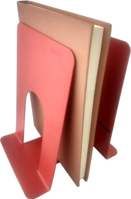

Dixon 1 Compartments Metal, Rubber Bookend(Red)