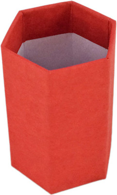 

Revolt India 1 Compartments Cardboard Pen Stand(Red)