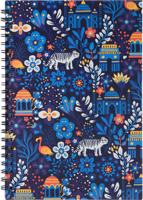

Chumbak Regular Note Book(Midnight Jungle SN01, Blue)