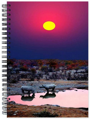 

Little Jaipur A5 Note Book(Moon, Multicolor)