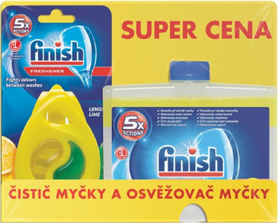 

Finish Dishwasher Cleaner lemon And Freshener Combo Dishwashing Detergent(250 ml)