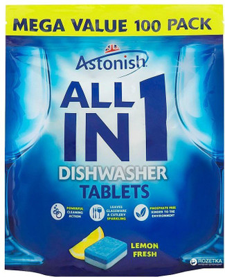 

Astonish All In One Dishwasher Tablets Lemon Dishwashing Detergent(2 kg)