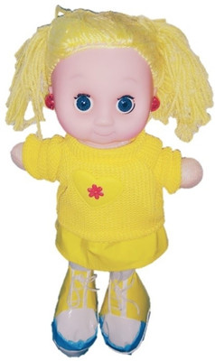 

4Desire Soft Woolen/Dora Musical Doll, Toys with Flashing Lights(Yellow)
