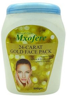 

Mxofere Herbals (Pack of -2) 24 Carat Gold Face Pack,800g(800 g)