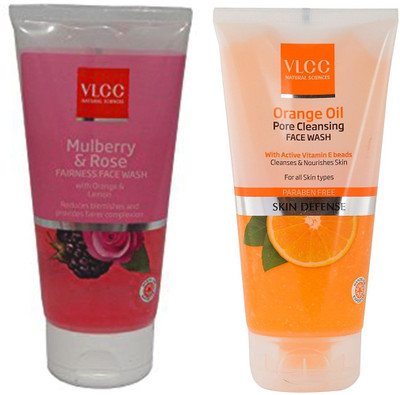 

VLCC Original Mulberry&Rose Face & Orange Oil Pore Cleansing Face Wash(300 ml)