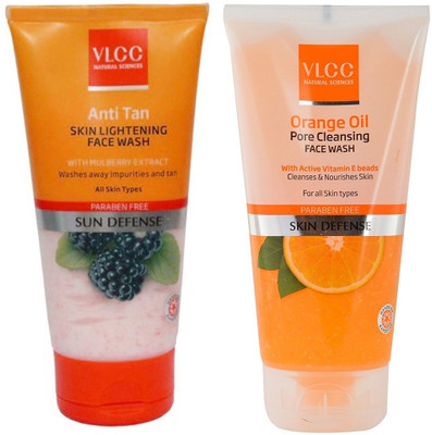 

VLCC Original Anti-Tan Skin Lightening & Orange Oil Pore Cleansing Face Wash(300 ml)
