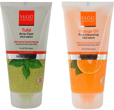 

VLCC Original Tulsi Acne Clear & Orange Oil Pore Cleansing Face Wash(300 ml)
