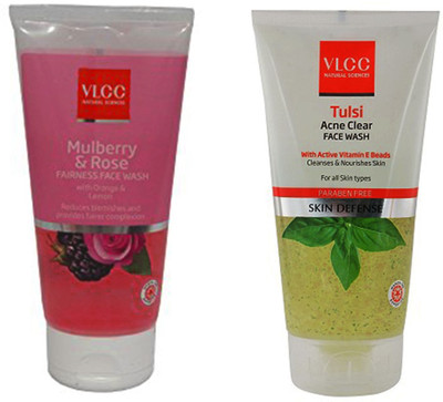 

VLCC Original Mulberry&Rose & Tulsi Acne Clear Face Wash(300 ml)