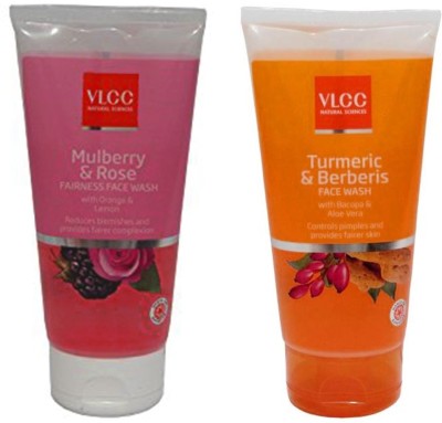 

VLCC Original Mulberry&Rose & Turmeric&Berberis Face Wash(300 ml)