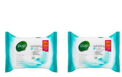 

Pure Exfoliating Complete Cleansing Wipes(Pack of 25)