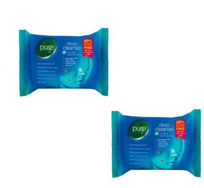 

Pure Deep Cleanse Complete Cleansing wipes(Pack of 30)