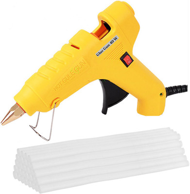 

OKASTA BOND/KOBRA 40W with 7 Glue Sticks Hot Melt Glue Gun kit 40 Watt For Decorations, Bonding Artificial Flowers & Furniture High-Tech Professional Electronic Standard Temperature Cordless Glue Gun(11 mm)